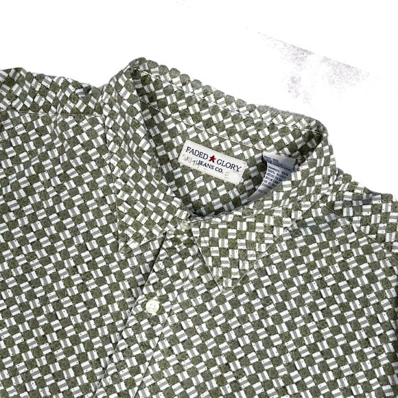 % Faded Glory Button Down Shirt 3XL - Picture 2 of 10